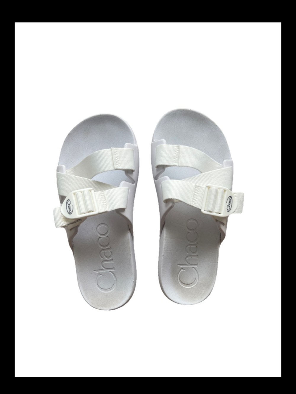 Chaco Chilos Slip On Sandals, White, 6